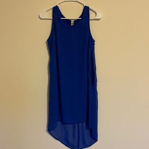 Small Blue High Low Dress